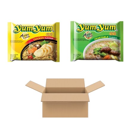 Instant noedels Yum Yum Kip en Eend (30x 60 Gram)