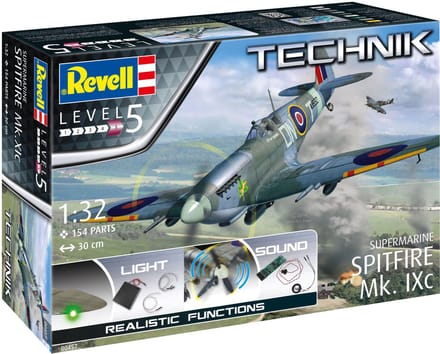 Revell Modelbouwpakket Militaire voertuigen - 00457 Supermarine Spitfire Mk.IXc - Technik Plastic - 1:32 - Modelbouw