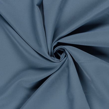 Naaistof Burlington (Texture, Bi-Stretch, Terlenka) - 100% Polyester - Staal Blauw - 100cm lang bij 147cm breed - 1 meter