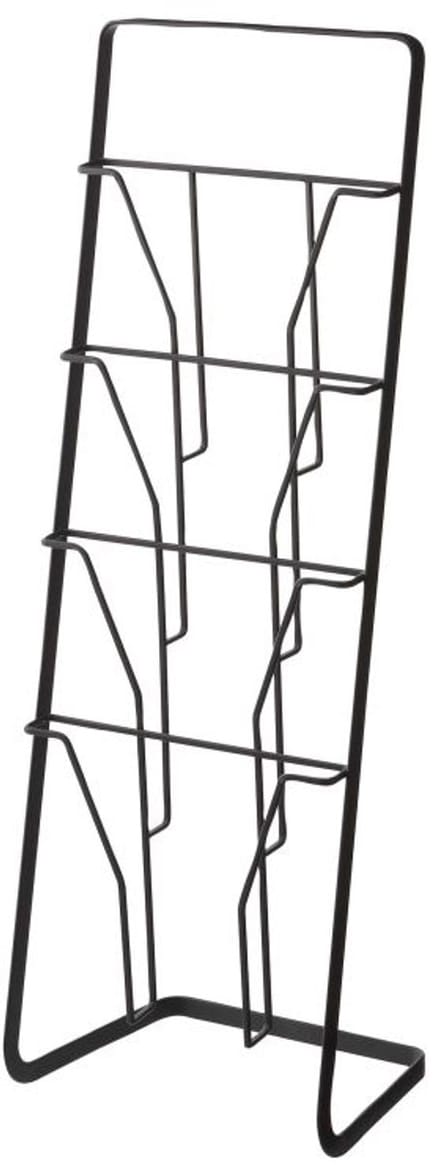 Yamazaki Tijdschriftenrek 4 vakken - Tower - Zwart