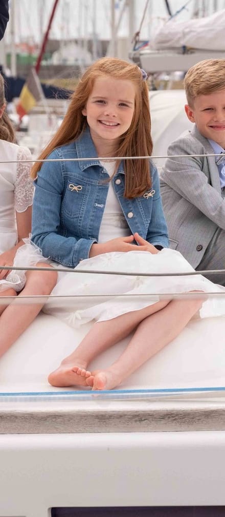 GYMP - Jeans vestje - Maat 116 - Meisjes - Lightblue -