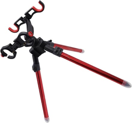 Hengelhouder - Statief Hengels - Vissen Stabiliseren - Opvouwbaar Ontwerp - 39 cm - Rood