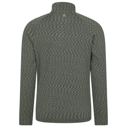 Mountain Warehouse Heren Power Quarter Zip Midlayer (Khaki Groen)