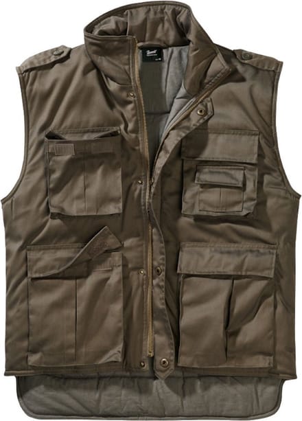Brandit Ranger Weste Vest olijf L - Polyester - Basics, Festival