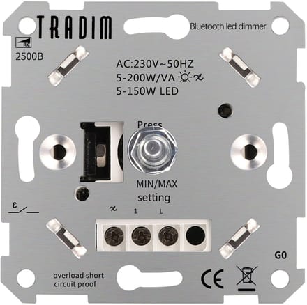2500B Bluetooth Muurdimmer | 5-150W