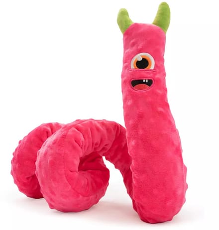 Dog Comets Invaders XXL - Lange Hondenknuffel 150 cm - hondenknuffel groot - knuffel met pieper - Roze