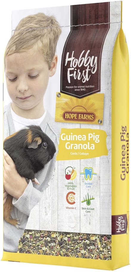 Hobbyfirst Hope Farms Guinea Pig Granola - Caviavoer - 10 kg