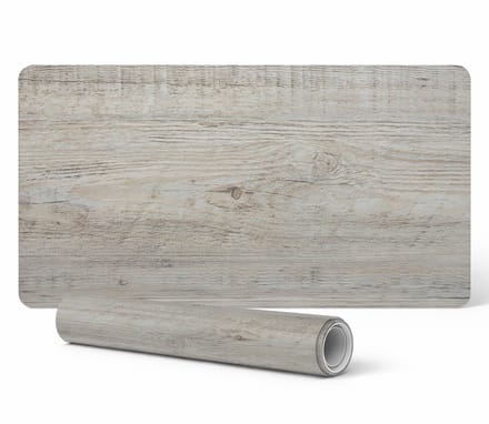 Antislip bureauonderlegger met houtnerfstructuur, 90x45 cm