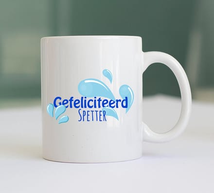 Mok Gefeliciteerd - Cadeau Zwemdiploma - Zwemdiploma Cadeautje