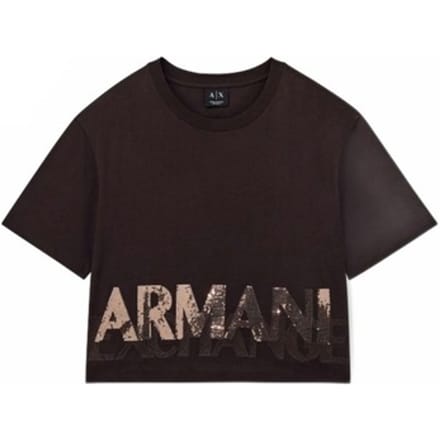 Armani Exchange Xw002779_af10356 Korte Mouw Top Bruin S Vrouw