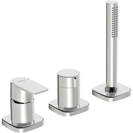 Hansastela ready-mounted set single-lever mixer 3-hole 57319173
