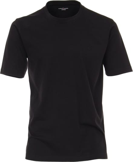 Casa Moda  T-shirts (2-Pack) - O-neck - zwart -  Maat 6XL