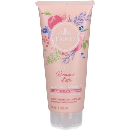 Laino Moisturising Shower Gel with Organic White Peach Pulp 200 Douchegel