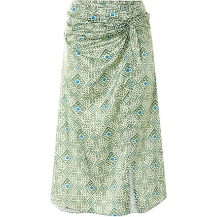 ESMARA Satijnen dames rok (Groen/print, 40)