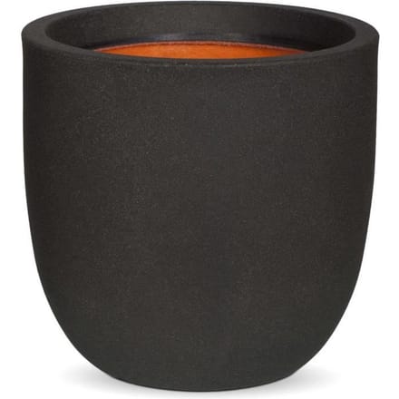 CAPI EUROPE Jardiniere URBAN SMOOTH - 43x41 cm - Noir