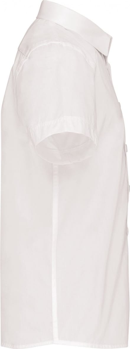 Kariban Kinder poplin overhemd korte mouwen K520 - White - 8/10 Y (8/10 ans)