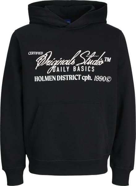 JACK&JONES - JORBEDFORD TYPO SWEAT HOOD - Heren - Sweaters