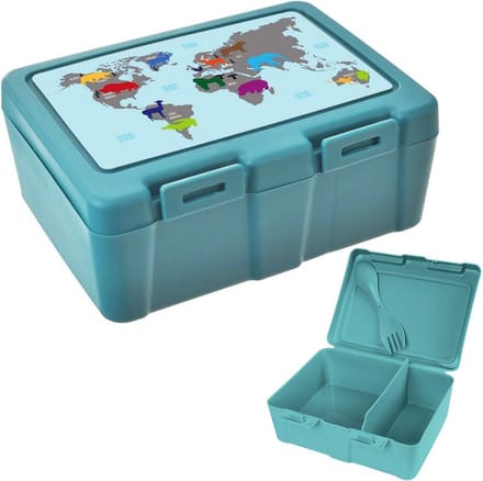 Lunchbox Wereld 1 l - Bento Box - Broodtrommel