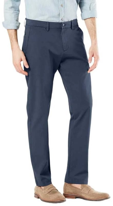 Dockers Crafted Khaki Slim Tapered Fit Broek Blauw 32 / 32 Man