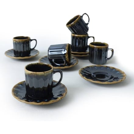 12-delige koffieset Yor keramiek | Hermia