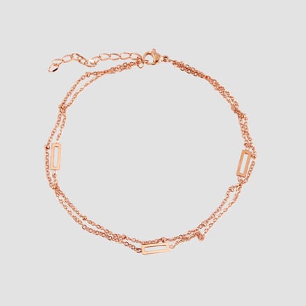 AKZENT Akzent dames enkel­sieraden Aleyna, duurzaam