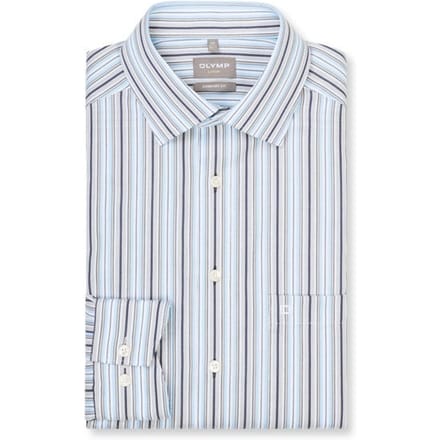OLYMP Luxor Overhemd, Comfort Fit, New Kent, Bleu
