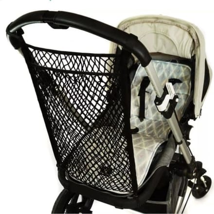 Boodschappennet kinderwagen & buggy - Buggy netje - Buggytasje 40x30cm