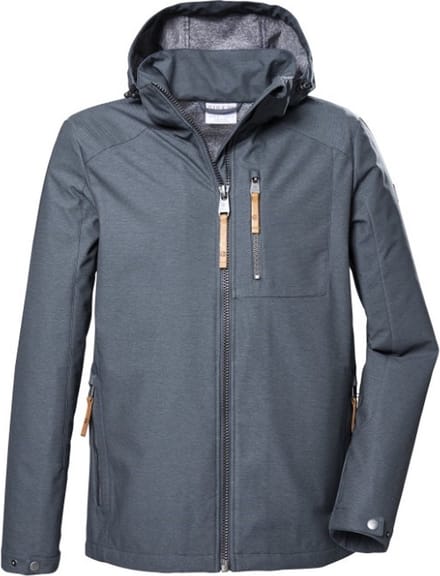 Killtec heren softshell jas - zomer jas heren softshell - 41491 - blauw/grijs - maat 4XL