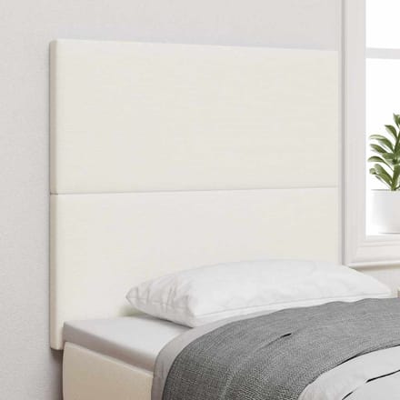 vidaXL - Hoofdbord - Crème - 80 - cm - Corduroy - stof