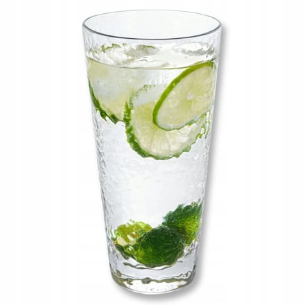 Wilmax Gehamerde Tumbler 450 ml Borosilicaatglas