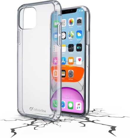 Cellularline - iPhone 11, hoesje clear duo, transparant