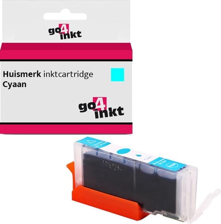 Go4inkt compatible met Canon CLI-521 c inkt cartridge cyaan