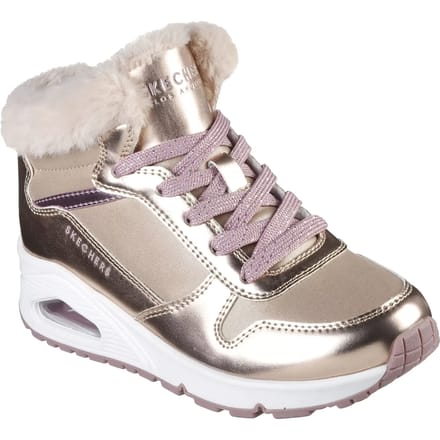 Skechers Uno sneakers rosegoud Textiel - Dames