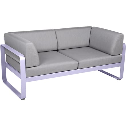 Fermob BELLEVIE club sofa 2 zits - D1 Marshmallow - 79 Flanelgrijs