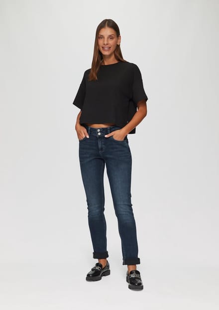 Q/S designed by - Broek - Maat 36/L30 - Vrouwen - Jeans - voering