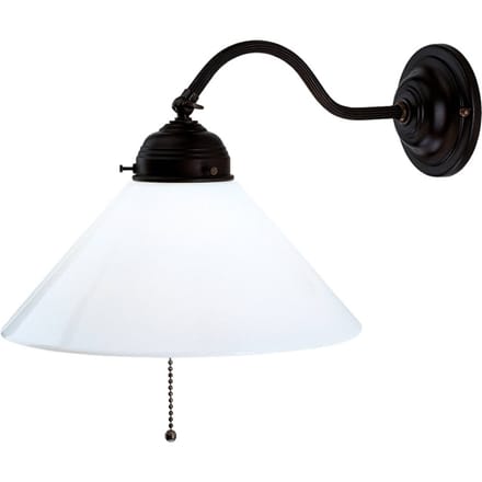 Berliner Messinglampen Wandlamp ALFRED met antieke uitstraling