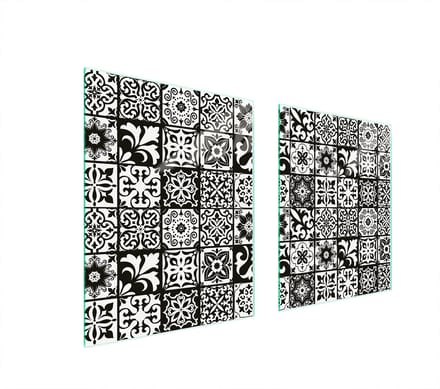 TMK ArtDeko - Snijplank - Mozaïek Patroon - Glas - 85x52 cm