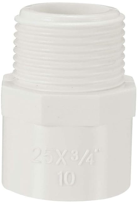Dailygoods - PVC Pijpfitting Adapter Connector voor Sanitairprojecten