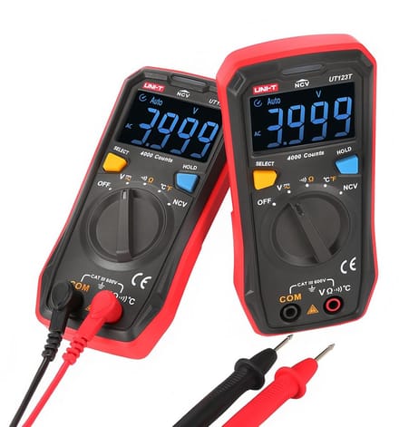 Mini Digitale Multimeter met EBTN Kleurenscherm voor Spanning, Weerstand en Temperatuur