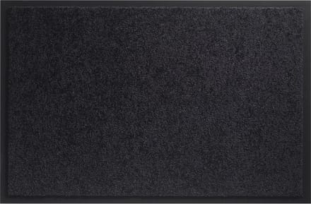 Deurmat schoonloopmat Twister 40 x 60 cm Zwart
