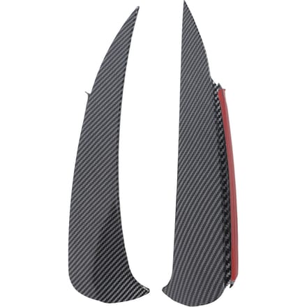 1 Paar Achterbumper Splitter Koolstofvezel Stijl Achterbumper Lip Splitter Spoiler Diffusor gray