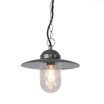 QAZQA Munich - Hanglamp - 1 lichts - 260 mm - grijs