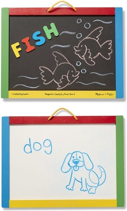 Magnetisch krijtbord en whiteboard 30 x 40 cm