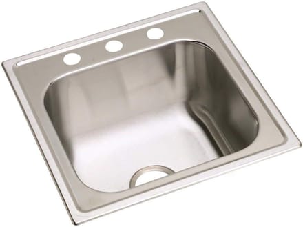 Enkele roestvrijstalen wastafel 20x20 inch