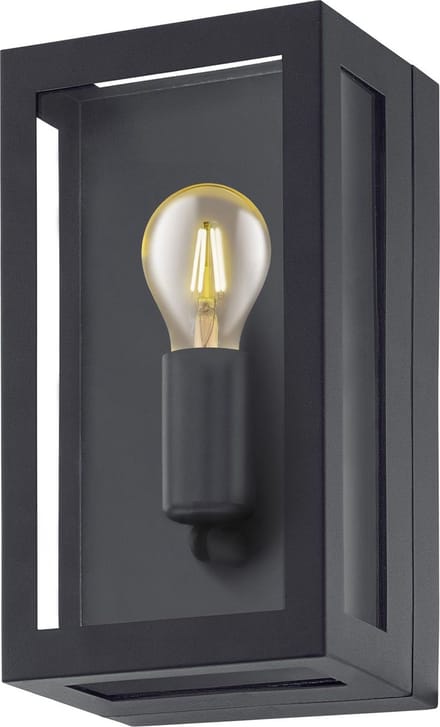 Toolight App1304-1W Wandlamp Zwart 12X15X25Cm