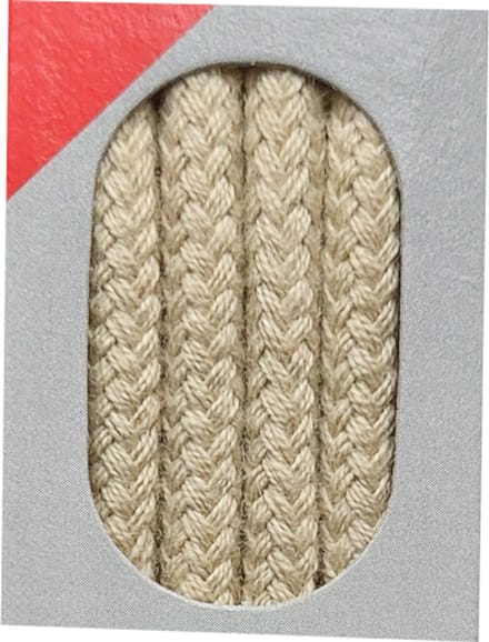 Bob Veter - Licht Beige - Extra Dik Rond - Lengte 90 cm - Dikte 5 mm - Schoenveter