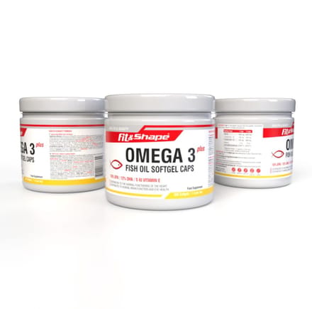 Fit&Shape Omega 3 PLUS Visolie – 300 Softgels Grootverpakking – EPA & DHA + Vitamine E