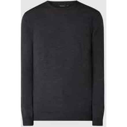 Gebreide pullover van scheerwol model 'Margrate Merino'