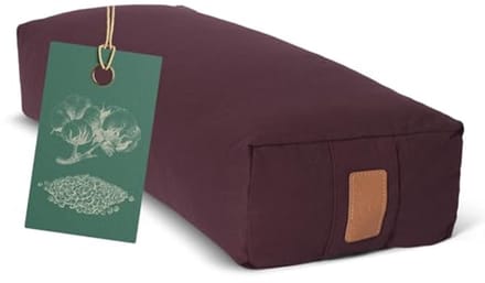 Ergonomische Yoga Bolster - Meditatiekussen met Bio-boekweitvulling - 67 cm Lang