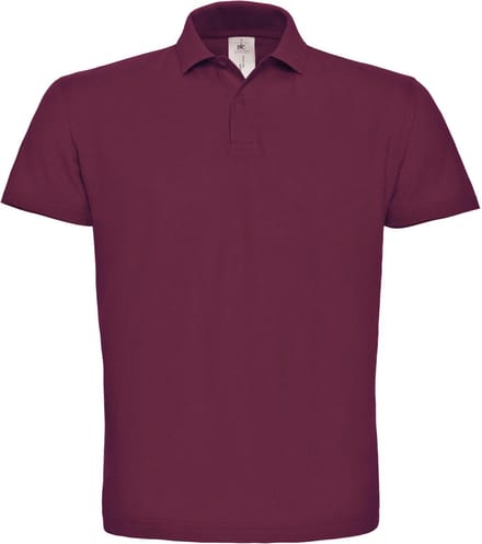 B&C Id.001 Polo Shirt CGPUI10 - Wine - M